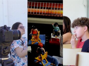 Imágenes de los proyectos finalistas de la categoría Impulso de la Creatividad Audiovisual Responsable en los I Premios Mentes AMI