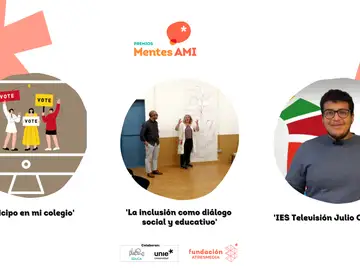 Conoce los proyectos finalistas en la categoría Promoción de los Valores y la Convivencia de los II Premios Mentes AMI Conoce los proyectos finalistas en la categoría Promoción de los Valores y la Convivencia de los II Premios Mentes AMI