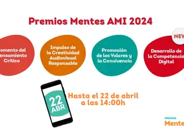 Últimas semanas para que docentes y centros educativos participen en los Premios Mentes AMI 2024, de la Fundación Atresmedia Últimas semanas para que docentes y centros educativos participen en los Premios Mentes AMI 2024, de la Fundación Atresmedia