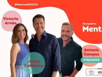 Victoria Arnáu y Jaime Cantizano, presentadores del Encuentro Mentes AMI 2024 Victoria Arnáu y Jaime Cantizano, presentadores del Encuentro Mentes AMI 2024