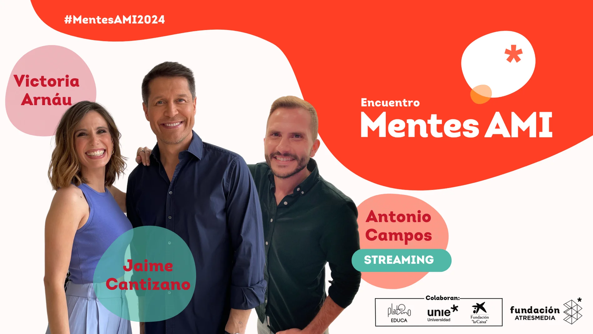 Presentadores del Encuentro Mentes AMI 2024