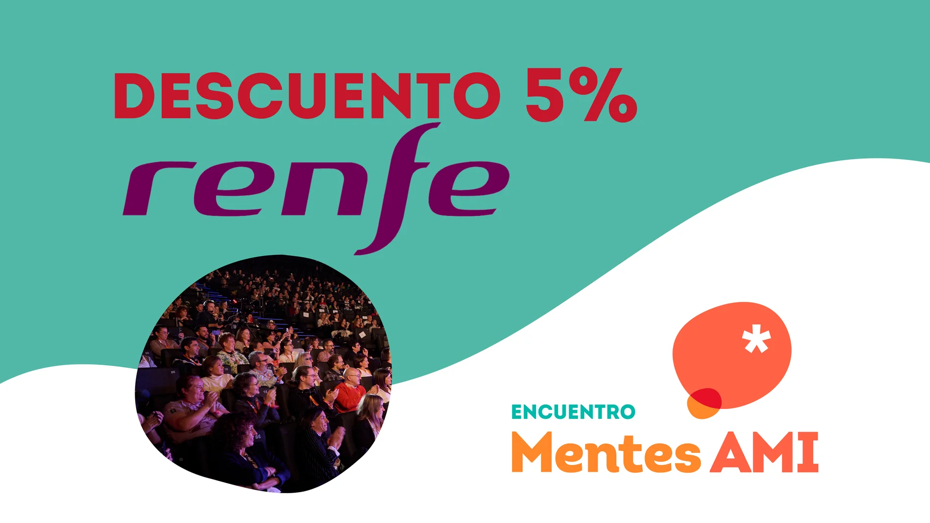 Descuento Renfe para el Encuentro Mentes AMI 2024