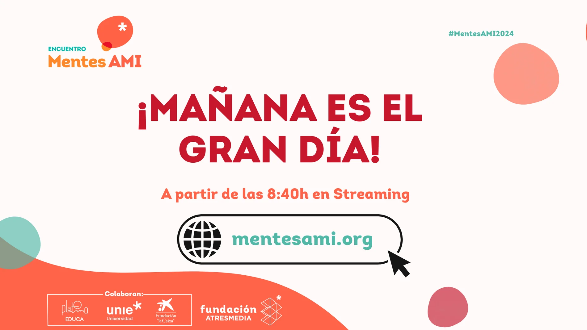 ¡Mañana no te pierdas el gran evento para docentes ‘Mentes AMI’!