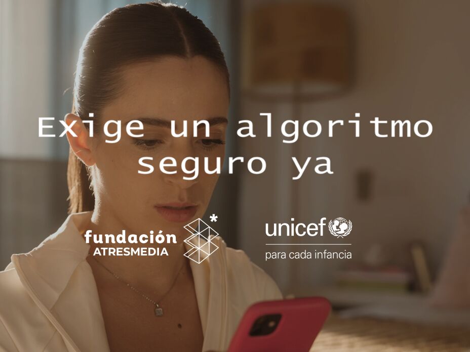 La Fundación Atresmedia y UNICEF España exigen responsabilidad y cambios en el diseño de los algoritmos digitales 