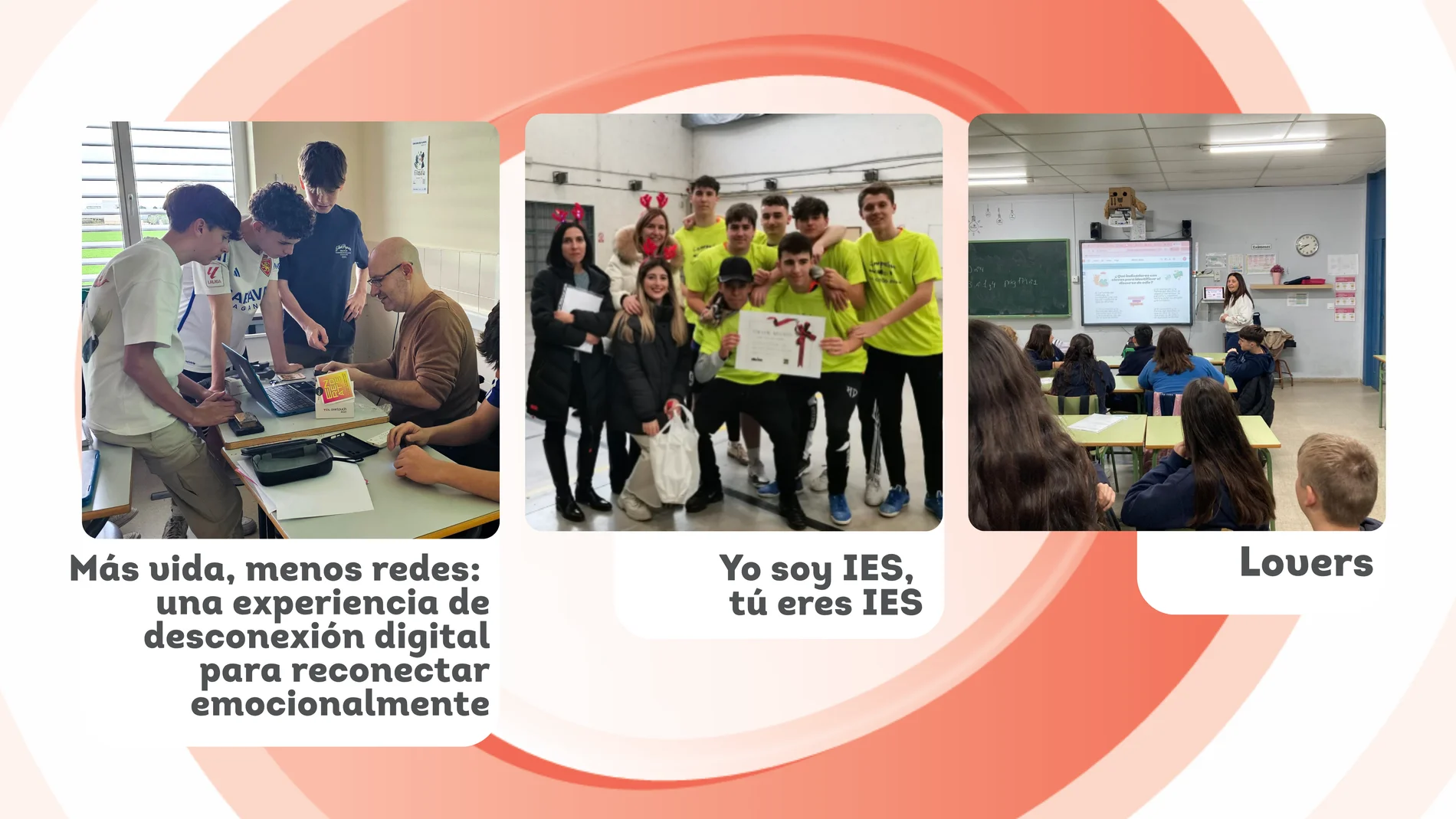 Finalistas del Premio Mentes AMI 2026 en la categoría Promoción de los Valores y la Convivencia
