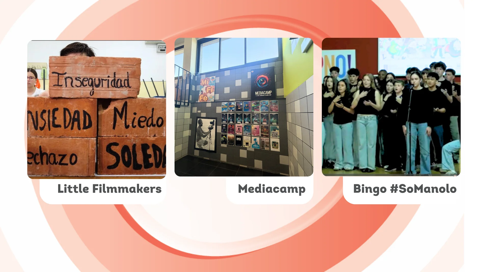 Finalistas del Premio Mentes AMI 2026 en la categoría Impulso de la Creatividad Audiovisual Responsable